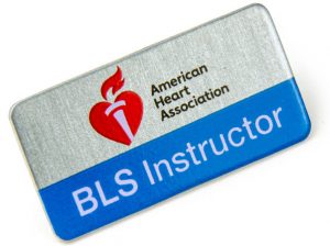 Badge istruttore BLS American Heart Association